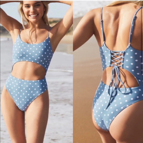 La Hearts Other - 💧 LA Hearts Cabo Zip Keyhole One Piece Swimsuit